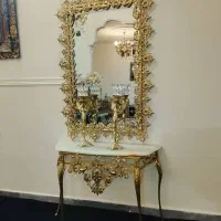 آینه شمعدان در حد نو سالم