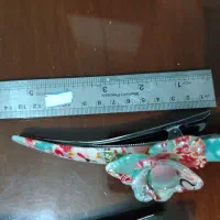 دوعدد گیره ی  موی کره ای (رنگ فیروزه ای وصورتی)|بدلیجات|نیشابور, بلوار گلها|دیوار