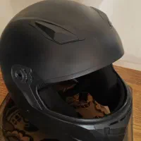 کلاه کاسکت مشکی مات