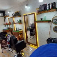 دکور اریشگاه چوبه روسه|آرایشگاه و سالن‌های زیبایی|کارون, |دیوار