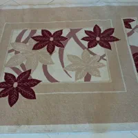 یک جفت قالیچه ۴متری زمینه کرم