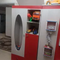 سرویس خواب کودک و نوجوان کامل و زیبا|تخت و سرویس خواب|فولادشهر, مسکن مهر فولادشهر|دیوار