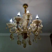 لوستر ۹شعله کریستال