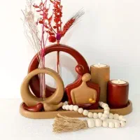 سنگ مصنوعی وشمع