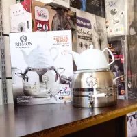 کتری قوری کف سرامیک خارجی و ایرانی|قوری، کتری، قهوهساز دستی|بروجرد, |دیوار