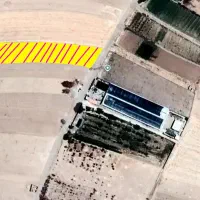 1800 م زمین کشاورزی مناسب برای گلخانه - تاج خاتون