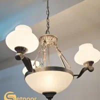 ۲ جفت لوستر برنز مجلل ۳شاخه (از هر مدل ۲ عددموجود)|لوستر و چراغ آویز|تهران, اقدسیه|دیوار