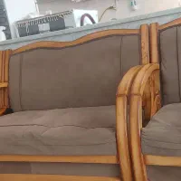 یک دست مبل چوبی ۸ نفره