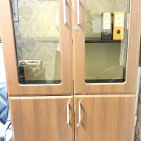 کمد ویتریتی اداری کتابخانه چوبی