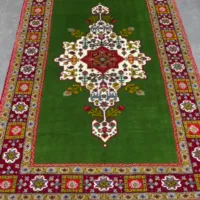 فرش دستباف ۳ متری در فرش بساک کرج رنگ گیاهی|فرش|مرند, |دیوار