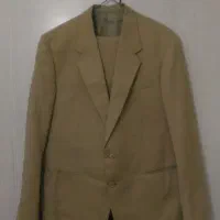 کت و شلوار نخودی رنگ نو