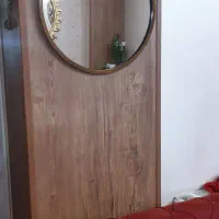 آینه با قاب فندقی قطر ۴۵