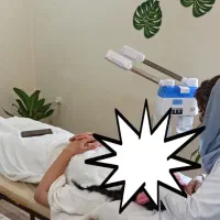 تخت اپیلاسیون وصندلی اصلاح طلایی رنگ