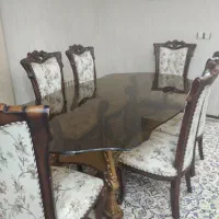 میز ناهارخوری 6 نفره|میز و صندلی غذاخوری|اصفهان, طامه|دیوار