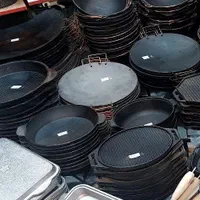 ساچ دیگ چدنی لبه داردسته سرخود|ظروف پخت‌وپز|مشهد, خین عرب|دیوار