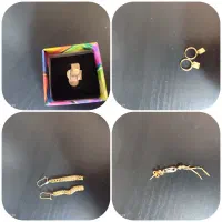 گوشواره وانگشتر طلا
