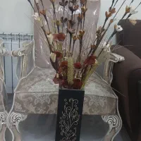 گلدان و سرویس ۱۷ پارچه چایخوری و ساعت|گل مصنوعی|اصفهان, شیخ اشراق|دیوار