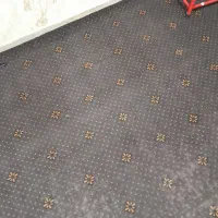 موکت طرح دار قهوه ای سوخته