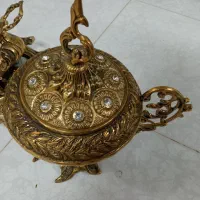 شکلاتخوری خیلی بزرگ و خیلی سنگین برنز اصل قدیمی