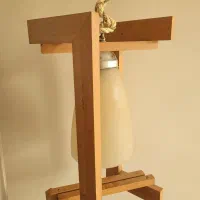 لوستر چوبی کاملا سالم|لوستر و چراغ آویز|تهران, سید خندان (جلفا)|دیوار