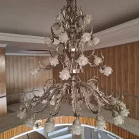 لوستر تمام برنج شیک|لوستر و چراغ آویز|مشهد, آزادشهر|دیوار