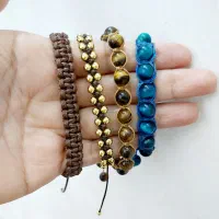 دستبند کریستالی با مروارید