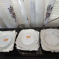 سه دست بشقاب برنج خوری وخورش خوری انگشتی باهم یکجا|ظروف سرو و پذیرایی|شیراز, فرگاز|دیوار