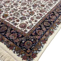 فرش دستباف تک ۶ متری حاشیه سرمه ای|فرش|مشهد, سجاد شهر|دیوار