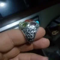 انگشترنقره 7جواهر|جواهرات|مشهد, چهارچشمه|دیوار