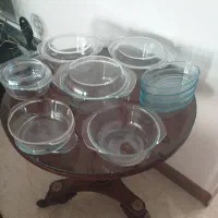 قابلمه پیرکس فرانسه سایز بزرگ ۳ عدد