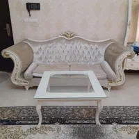 مبل ۷ نفره سلطنتی مدرن + میز ناهار خوری ۶ نفره|مبلمان خانگی و میز عسلی|تهران, شهران شمالی|دیوار