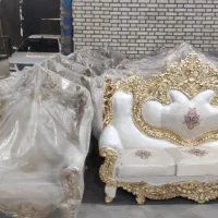 مبل سلطنتی 10نفره ، قیمت مناسب کارگاهی|مبلمان خانگی و میز عسلی|صباشهر, |دیوار