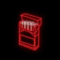 تابلو نئون استفاده نشده در حد