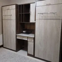 تخت کمجا تاشو با تشک ، ساخت سفارشی|تخت و سرویس خواب|کرج, مهرویلا شمالی|دیوار