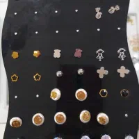 انواع گوشواره میخی|بدلیجات|قزوین, |دیوار