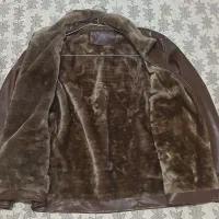 پالتو پوست کاپشن چرم و جین|لباس|کرمانشاه, |دیوار