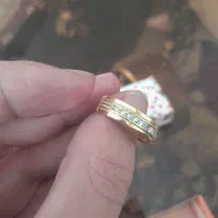 انگشتر نقره با ابکاری طلا|جواهرات|اردبیل, |دیوار