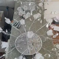 لوستر کریستالی خوشه ای