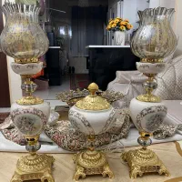 شمعدان برنز وذکور وسط