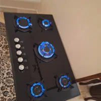 گاز توکار شیشه ای 5شعله توربولاین ایتالیا|اجاق گاز و لوازم برقی پختوپز|تهران, زیبادشت|دیوار