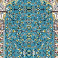 فرش 5./ بیضی|فرش|تفتان, |دیوار