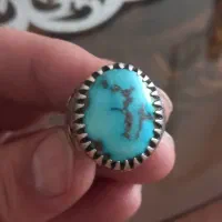 انگشتر نقره فیروزه و باباقوری|بدلیجات|تهران, ابوذر|دیوار