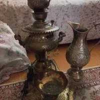 سماور برنجی برقی