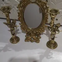 اینه وشمعدان برنجی