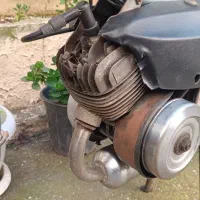 موتور گازی پژو فرانسه|موتورسیکلت|بندر انزلی, باغ زمانی|دیوار