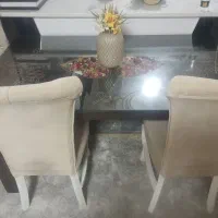 میز ناهار خوری زیبا|میز و صندلی غذاخوری|صحنه, |دیوار