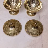 قندان برنزی طرح گل (توضیحات خونده شود)|ظروف سرو و پذیرایی|تهران, خاک سفید|دیوار