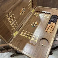 میز شطرنج و تخته تمام چوب راش|مبلمان خانگی و میز عسلی|پرند, فاز ۲|دیوار