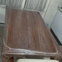 میز نهارخوری 4 نفره به همراه صندلی کاملا نو|میز و صندلی غذاخوری|تهران, دولتخواه شمالی|دیوار