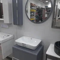 روشویی طوسی خم / روشویی pvc ضد آب